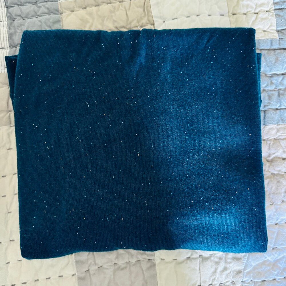NWOT Smartwool 2025 Sparwood Crew Sweater L Twilight Blue Donegal Merino Wool - Picture 5 of 6